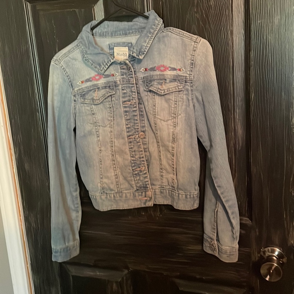 Mudd Jean Jacket, size 12 girls , blue Jean